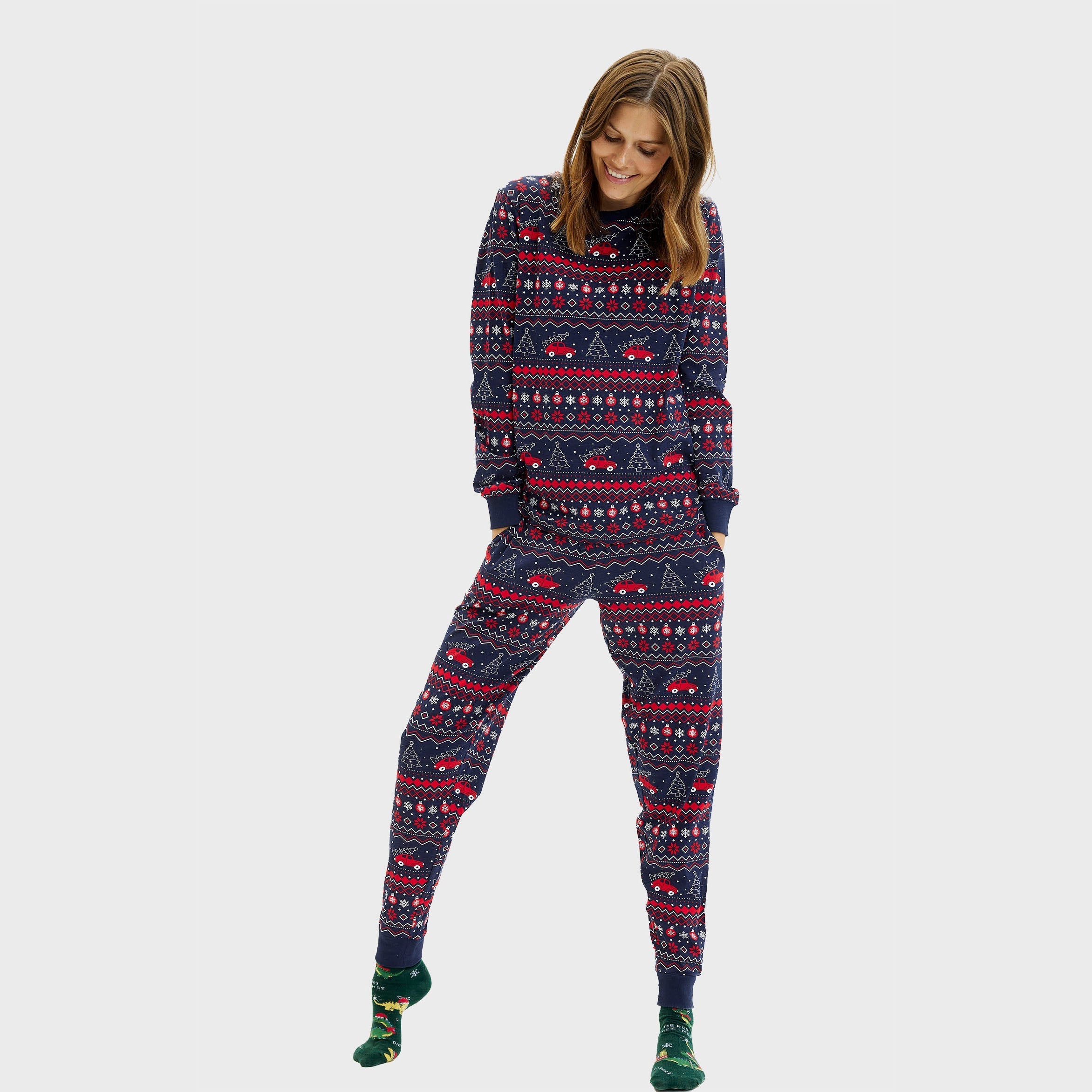 Driving home for Kerst pyjama - Dames